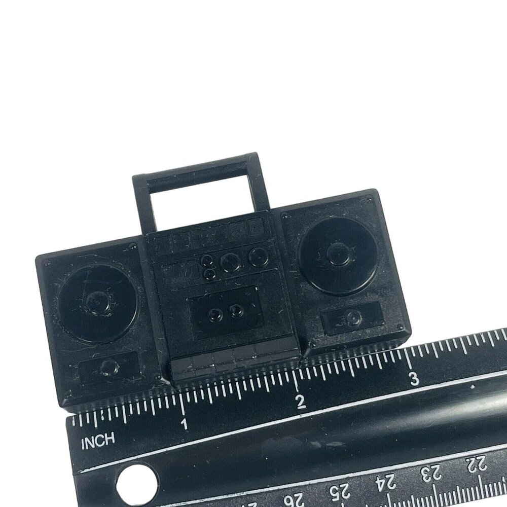 Barbie Cassette Player Boombox Radio Miniature Diorama Music Vintage - Picture 5 of 7